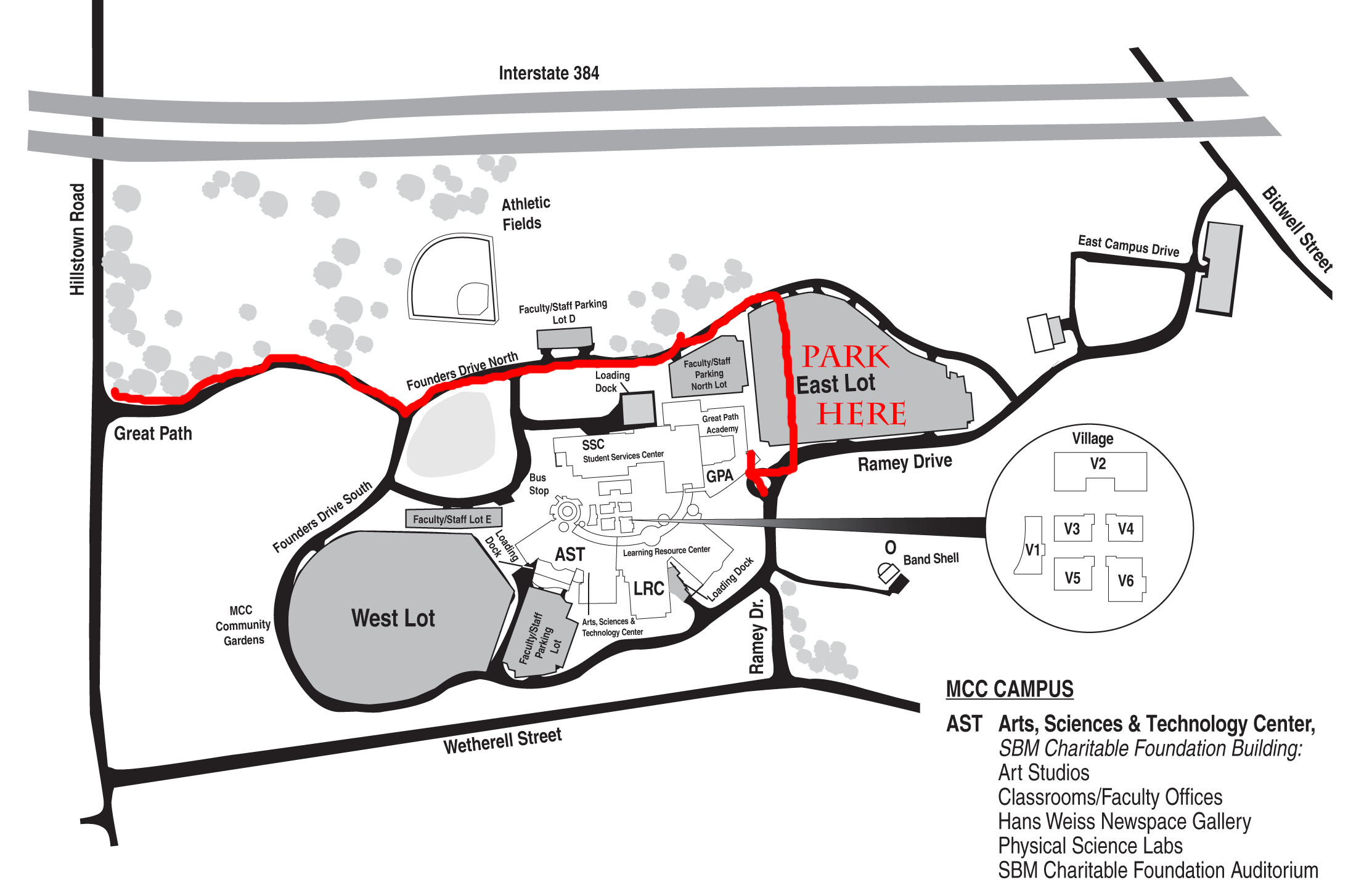 mcc brighton campus map